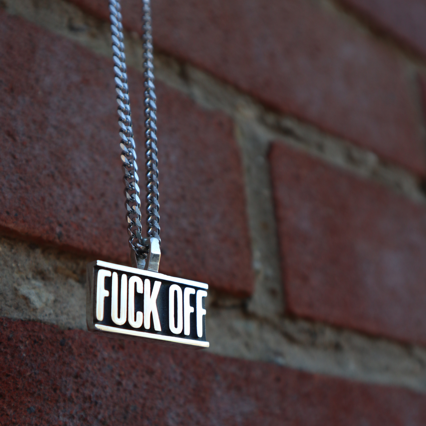 Fuck off pendant